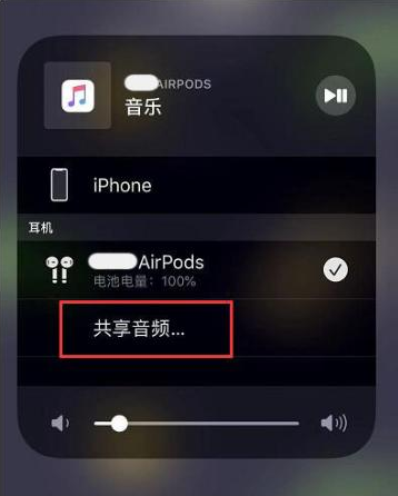 和舍镇苹果14音频维修点分享iPhone14音频共享设置方法 