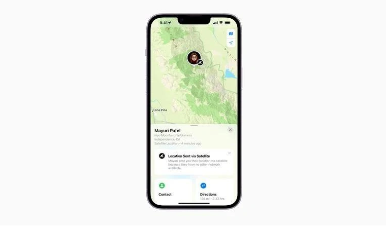 和舍镇苹果14维修分享iPhone14系列中 FindMy功能通过卫星分享位置方法教程 